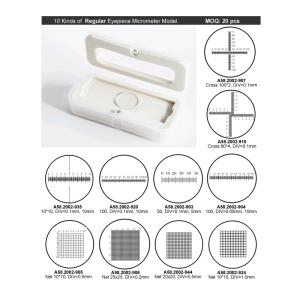 Quality DIV 5mm 10mm Microscope Accessories OPTO-EDU A58.2002 Microscope Eyepiece Micrometer wholesale
