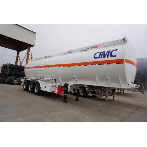 Steel 3 Axle 35CBM Fuel Oil Tanker Trailer