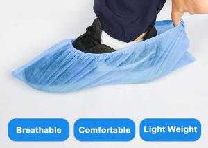Disposable Shoe Covers , Hygienic Boot Covers Waterproof Shoe Protector Overshoes