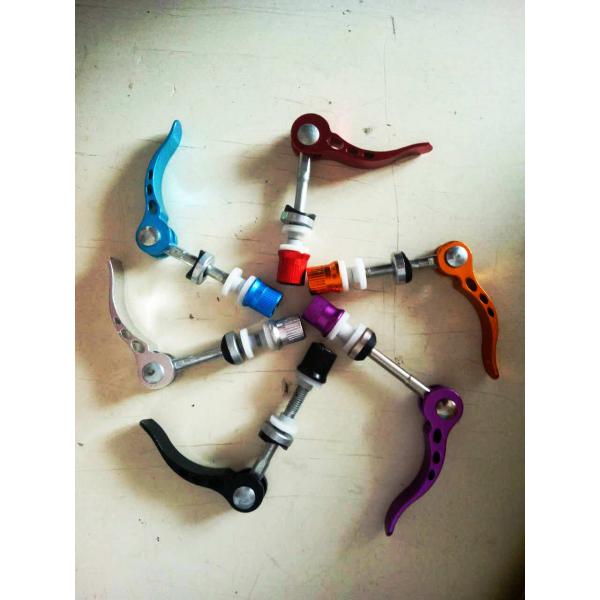 Outdoor Bicycle Quick Release Aluminium Alloy Bike Seat Post Clamp Skewer Bolt Mountain Bike Road Bike Seat Tube Clamp
