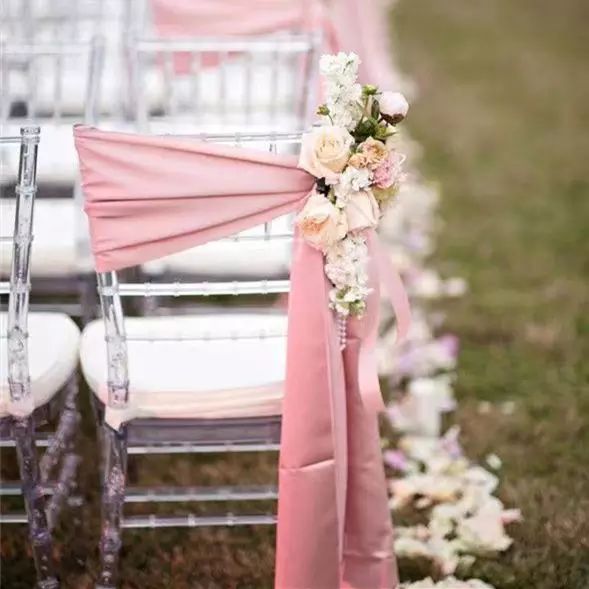 Strong Frame Catering Metal Wedding Chair Fancy Hotel Furniture UV Resistant