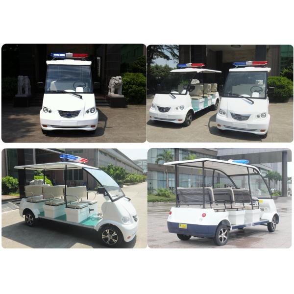 48V 6 Seater Electric Patrol Car for Community Patroling / Public Security Using