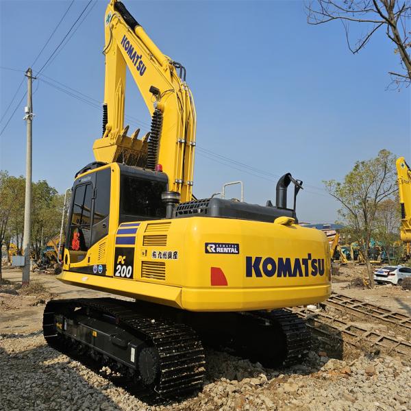 Used Komatsu 20 Ton Crawler Excavator Hydraulic PC200 PC240 PC220