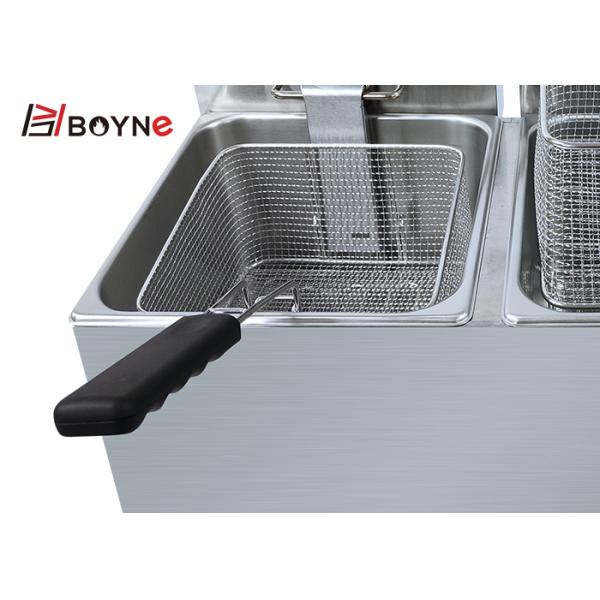 Fried Chicken Fryer Double Oil Tank Heavy Duty Restaurant Equipments