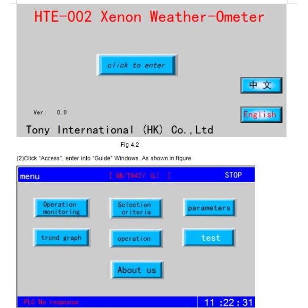 Sunlight Testing Xenon Arc Weatherometer Chamber Laboratory Weathering Test