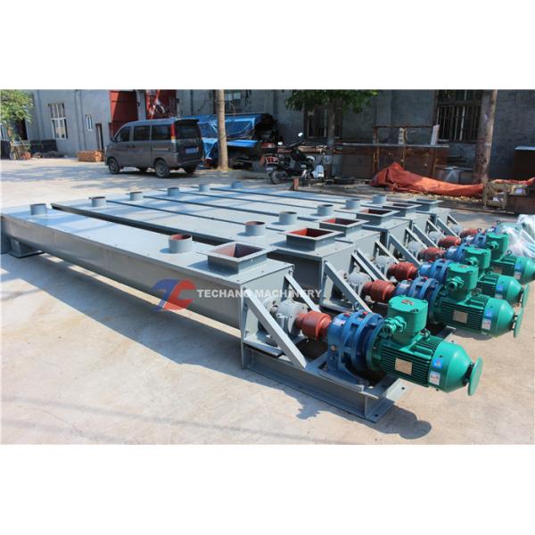 Food Grade SUS U Trough Screw Conveyor For Conveying Powder , Granular