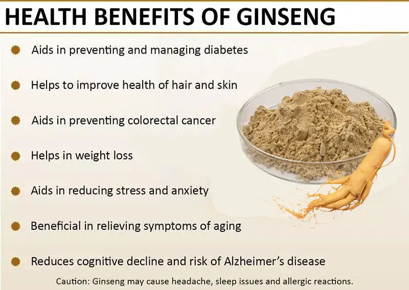 Ginseng extract powder benefits 