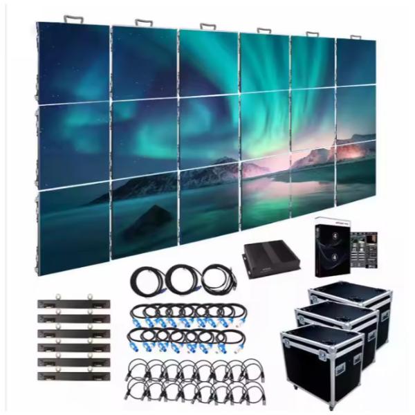 Rental 500x500 mm 7680Hz Stage Big Stadium Outdoor Building Led Display Screen For Advertising