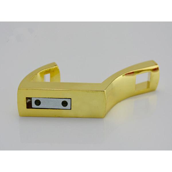 Simple Design Cloth Hooks, Shinning Gold Coat Hangers Bathrom Zinc Towel Rack Bathroom Accressories Hardwares