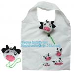 Flower shape reusable shopping tote polyester folding recycle bag,WHOLESALE