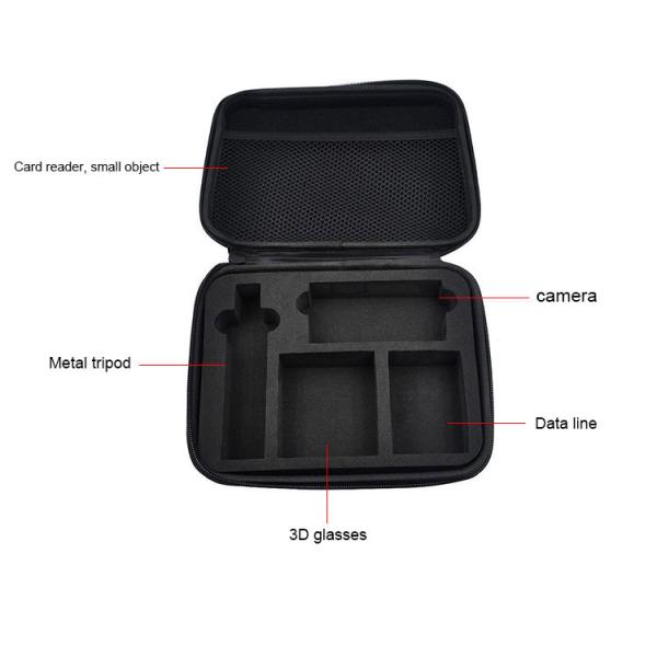 Portable Webbing Handle EVA Liner Nylon Storage Case