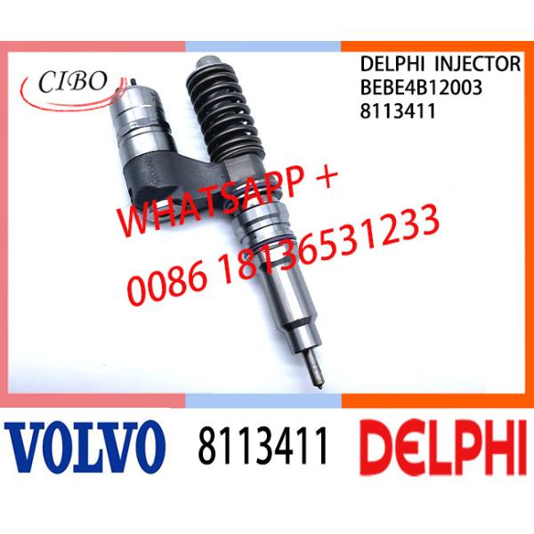 VOL 8113411 BEBE4B12003 Fuel engine Diesel Injector 8113411 BEBE4B12003 A3 for VOL D12 3039 US 465 SPEC 345-385 HP