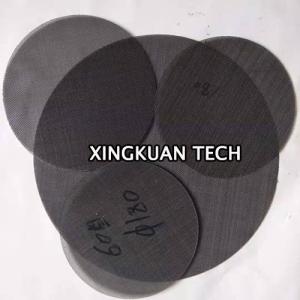 Black Wire Cloth Extruder Wire Mesh For PET PS Sheet Extruder