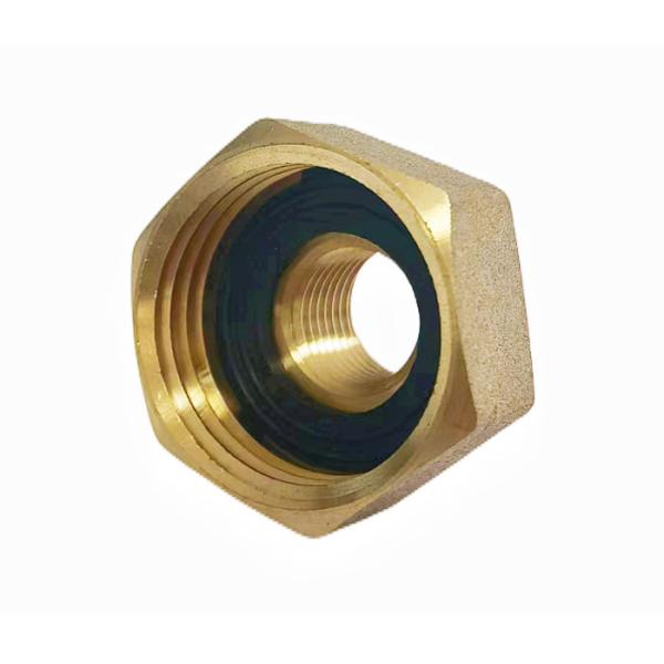3/4Inch GHT Thread Lead Free Brass Fittings With Black Gasket