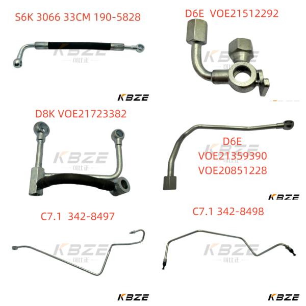 6245-71-5530 6245715530 FUEL FILTER BLOCK TO FUEL INJECTION PUMP BLOCK PIPE FITS KOMATSU SAA6D170E-5 ENGINE