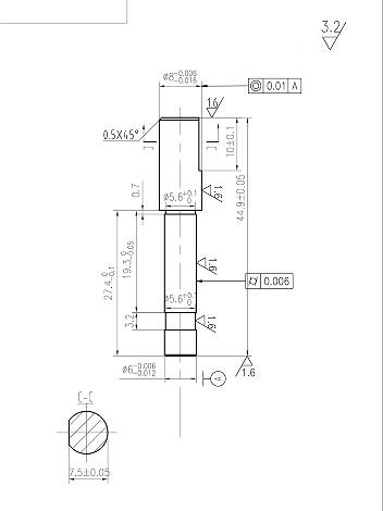 Stainless Steel Precision Machined Components Retractable Ball Nose Spring Plunger