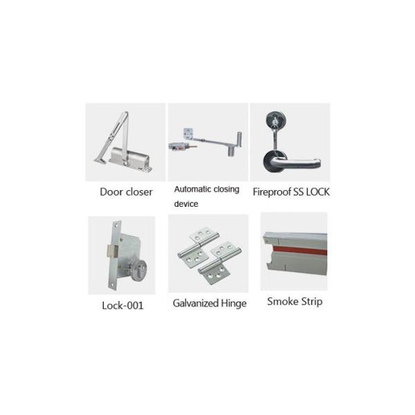 90 Minutes Fire Rated Steel Windows For Villas Apartments