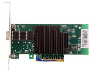 Quality Femrice 10Gbps Single Port Gigabit Ethernet PCIe x8 Server Adapter Intel 82599EN Chip SFP+ Slots Network Controller wholesale