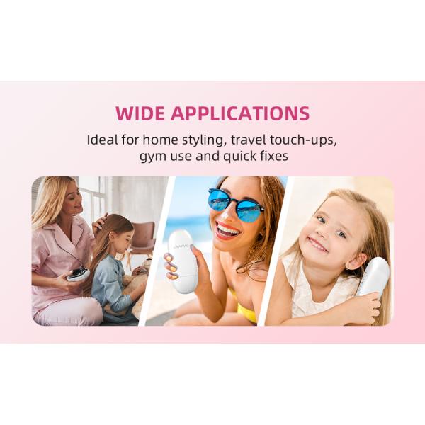 CE FCC IONIC Hair Brush Negative Ion 1W Blue LED Hair Brush