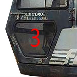 OEM Windshield Tempered Glass Replacement SUMITOMO Excavator