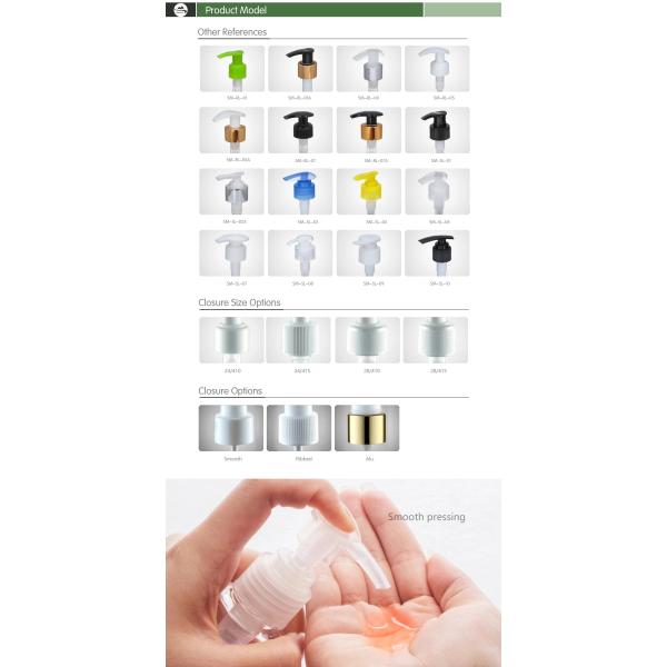 Safety pp cap with high quality lotion pump cream pump of multiple models