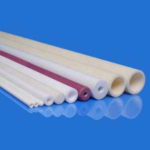 Advanced Material Ceramic Alumina Tube Pure White High Wear Resistance