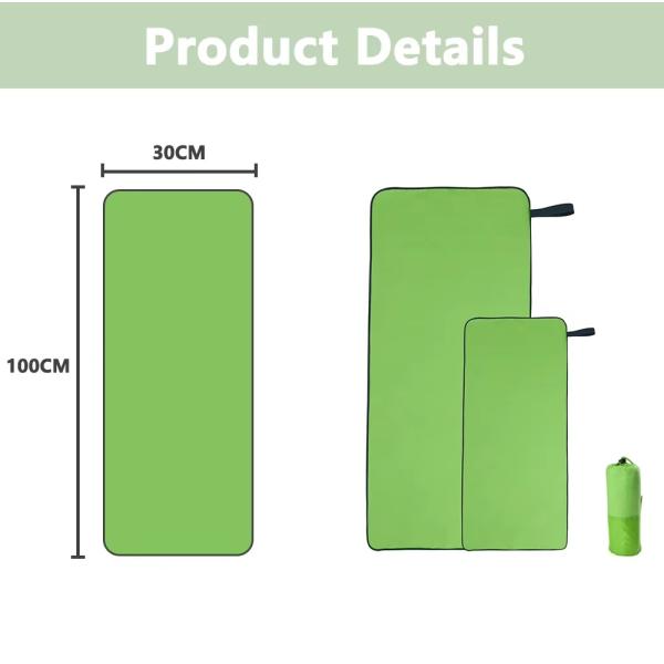 OEM Services Wholesale Quick Dry Custom Logo Microfiber Gym Sports Towel With Mesh Bag