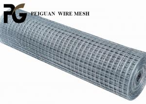 Quality 25.4x25.4mm Galvanized Welded Wire Panels , Transportation Steel Wire Mesh Panels wholesale
