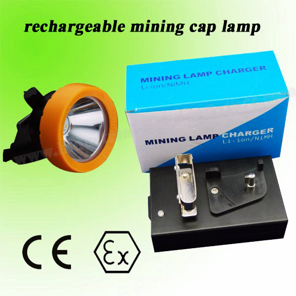 Underground High Power LED Mining Lamp Rechargeable 6.6Ah IP65