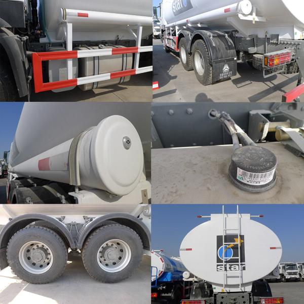 HOWO EURO 2 336 Fuel Tank Truck , Oil Tanker Truck 25CBM 20 Tons Payload