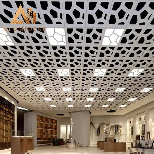Aluminum Building Facades Modern Perforated Metal Ceiling