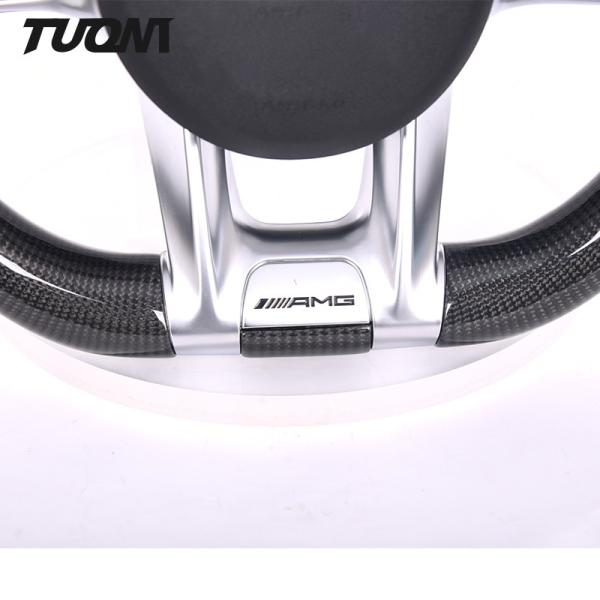 CL63 W221 Amg Round Mercedes Benz Steering Wheel Sports Style Plain Weave