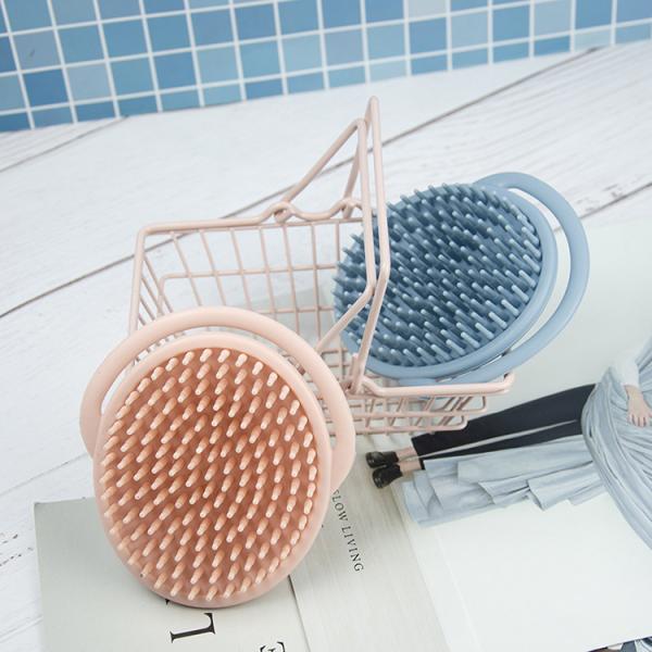 Baby Silicone Products， Food Grade Silicone Hair Shampoo Massage Brush Eco Friendly