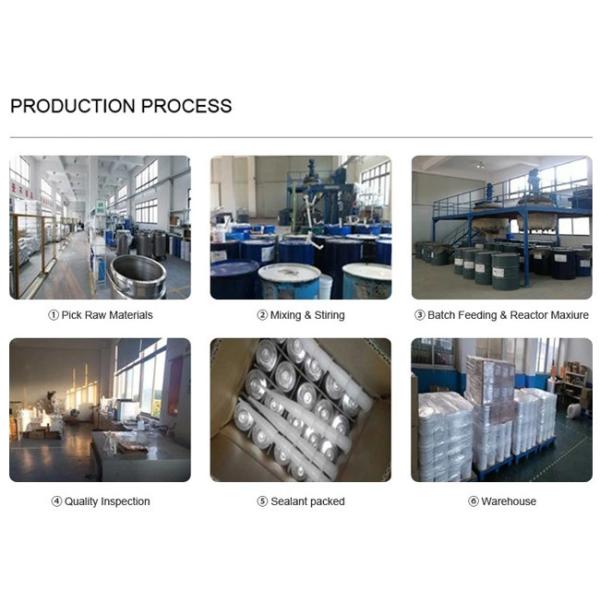 Ceramic Sealing Acetic Cure Silicone Sealant / 100 Silicone Caulk MSDS Certificated