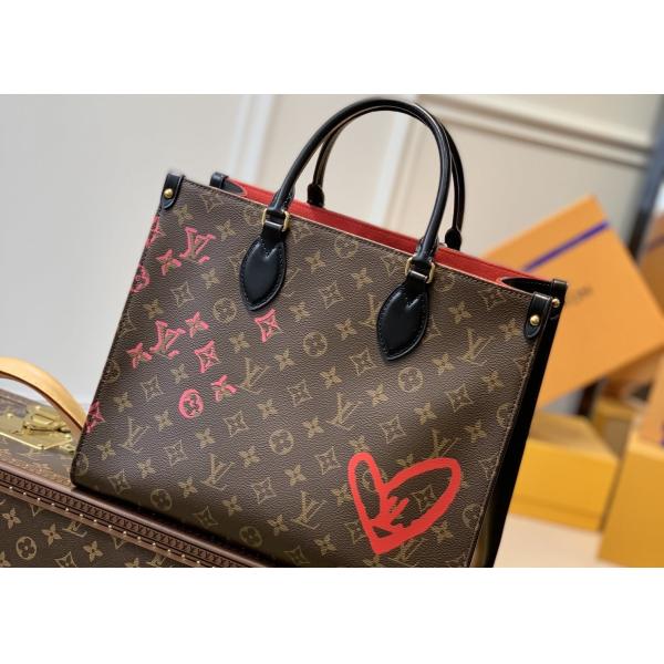 Graffiti Art Series Monogram printing leather Women fashion handbag toron handle high capicity bag