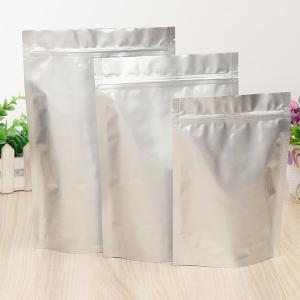 Quality AL Standing Zipper Silver Length 22cm Liquid Spout Bags wholesale