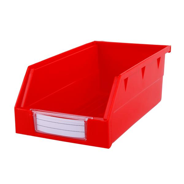 Organize Supplies with Foldable Hanging Parts Storage Shelf Bins in Industrial Environment