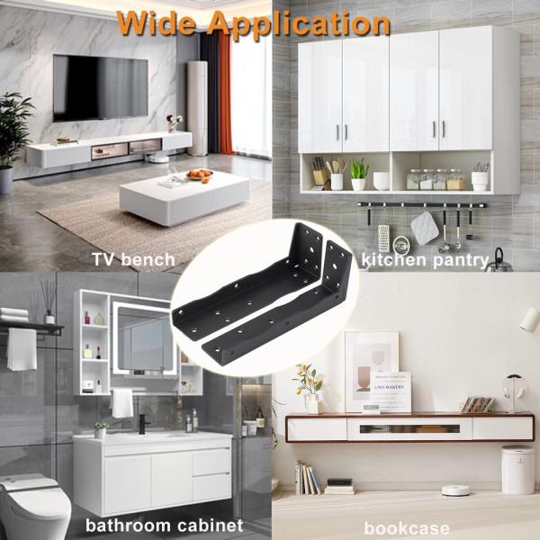 Modern Heavy-duty Single-side Bracket Carbon Steel Hanging Support Frame for Standard