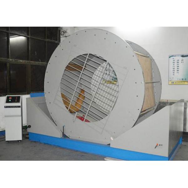 Luggage Drum Tumble Tester , Qualified Leather Case Drum Drop Test Machine