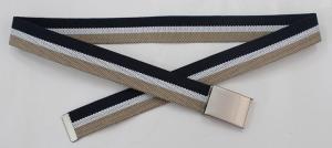 China Mixed Colors Polyester Webbing Belt Stripe Tape / Plate Clip Buckle Available on sale