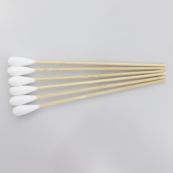 Small Medical / Cosmetic Cotton Buds , Plastic Stick Cotton Bud Eco Friendly