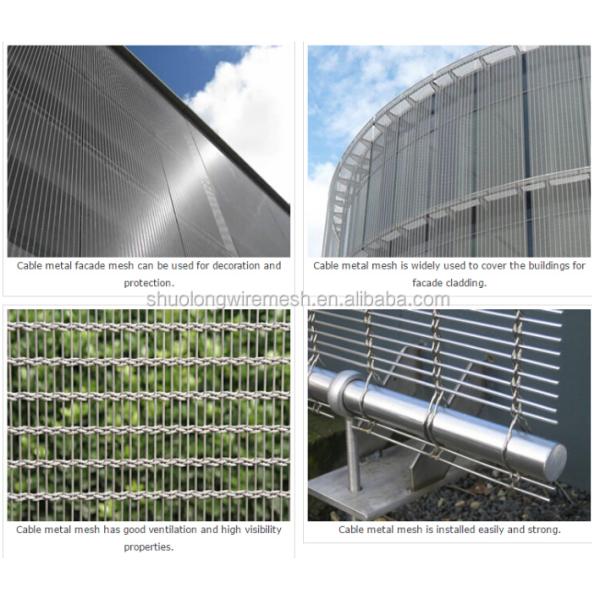 PVD Stainless Steel Architectural Mesh SGS