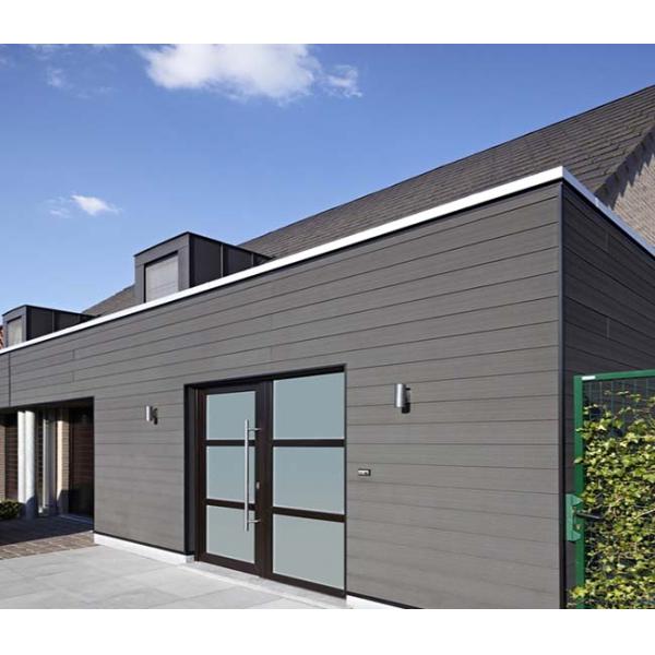 Co Extrusion Outdoor 159x10mm Exterior WPC Wall Panel Cladding Wall Panel