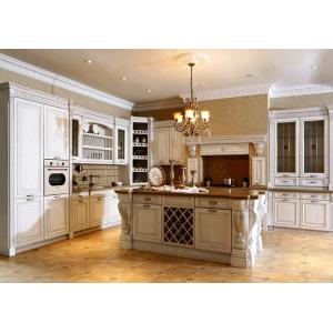 Quality Classic Fashion Family Combination Cabinet Solid Oak Kitchen Cabinets wholesale