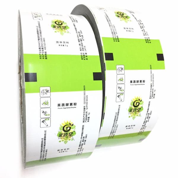 Cookie Biscuit Plastic Food Packaging Film Roll / Laminating Flexible Packaging
