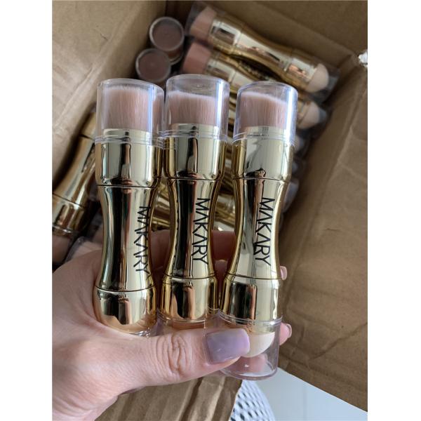 Double Side Retractable Travel Makeup Brushes Set 4 In 1 Aluminium Ferrule