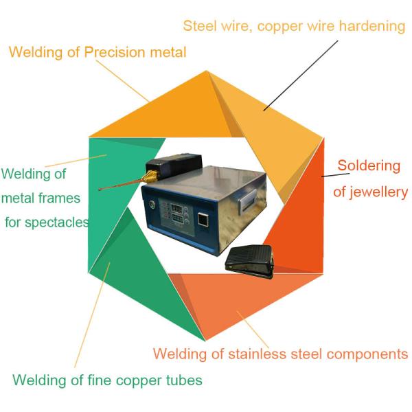 Mini Ultrahigh Frequency Induction Heating Machine for Fine Metal Components UHF-06AC