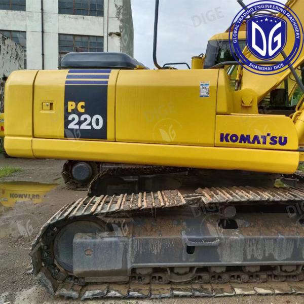 Origin Japan PC220-7 Used Komatsu Excavator PC220-7 Excavator Secondhand Komatsu Excavator PC220-7