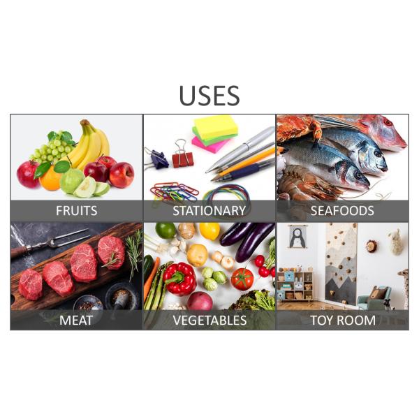 SPN-ONL, zipper bags for vegetable, fruits, meat, fish, food items, refrigerator, bag for dry fruits