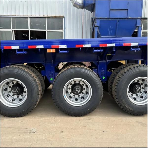 CIMC New 3-Axle Flatbed Skeleton Semi-Trailer Steel Container Truck with Wabco Brake System